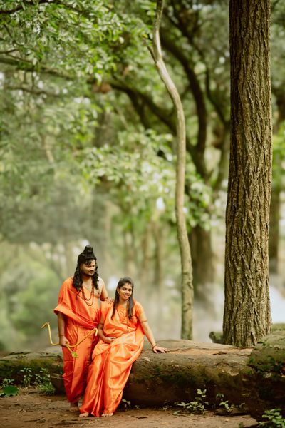 Rama Sita them maternity shoots 