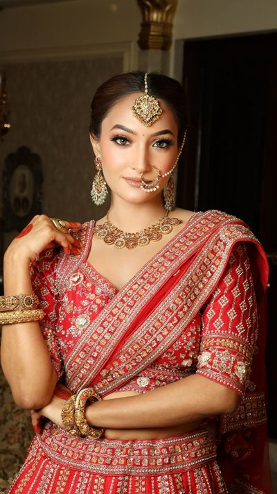 Bridal look for Pragya 