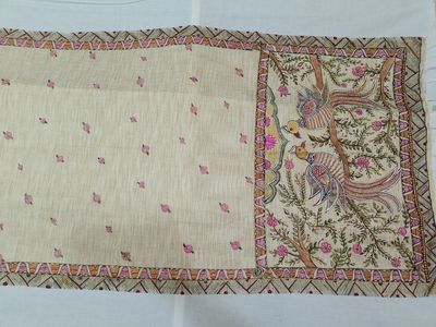 Hand painted madhubani dupatta