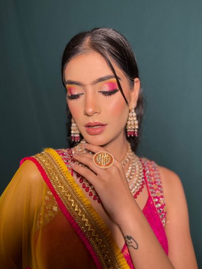 Haldi Makeup