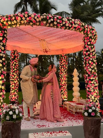 Ravish & Tanvi.@ taj holiday village resort & spa)