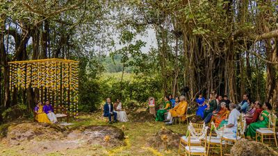 Intimate wedding at Avanilya, Goa