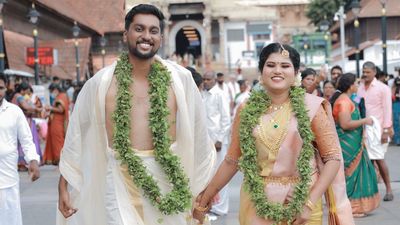 Padmanabhaswamy temple: Naveen & Gopika