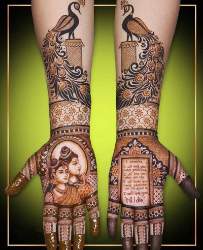 BRIDAL MEHNDI with FIGURES 