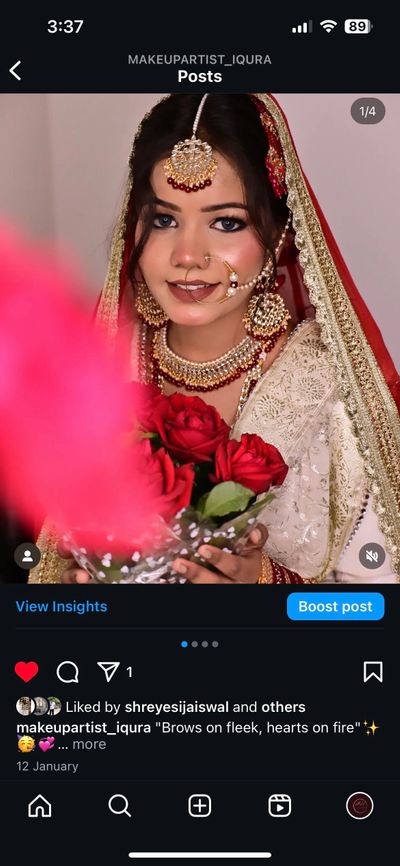 Bridal makeup