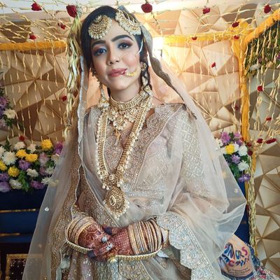 Aliya Walima makeup