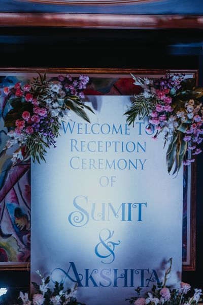 Sumit & Akshita Reception Photos