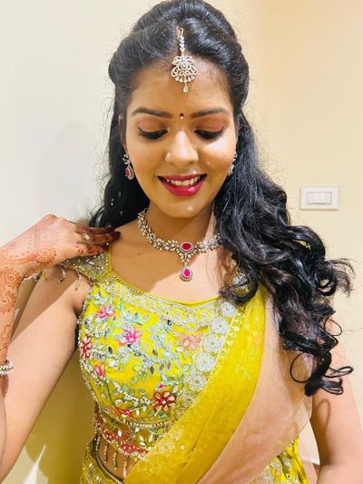 Vasavi engagement ceremony look