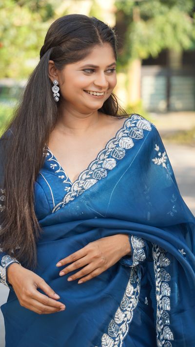 saree look