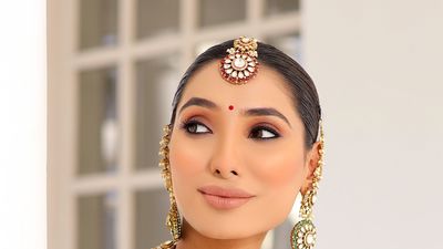 Simran wedding look