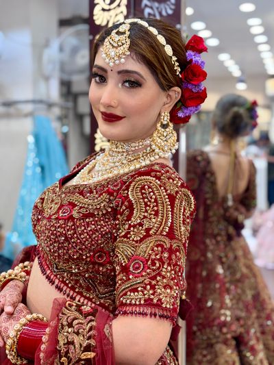 Bridal makeup Vanshika 