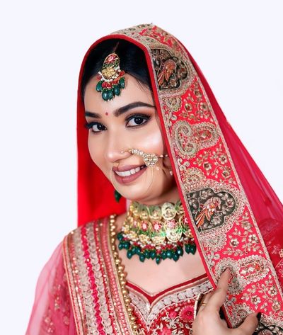 BRIDE Shubhangi on her wedding day