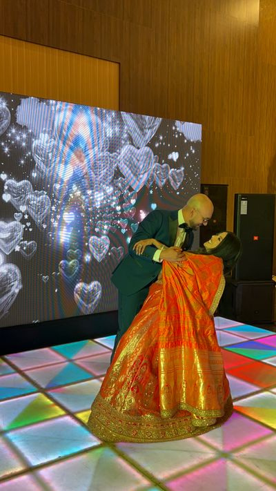 Sangeet of NRI clients Ayan & Anushka 