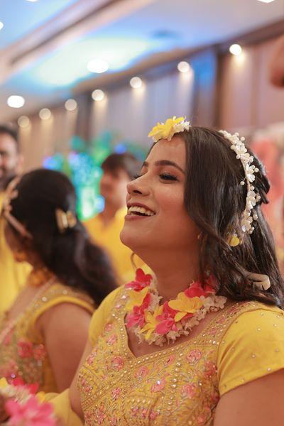 BRIDE Laveena on her haldi