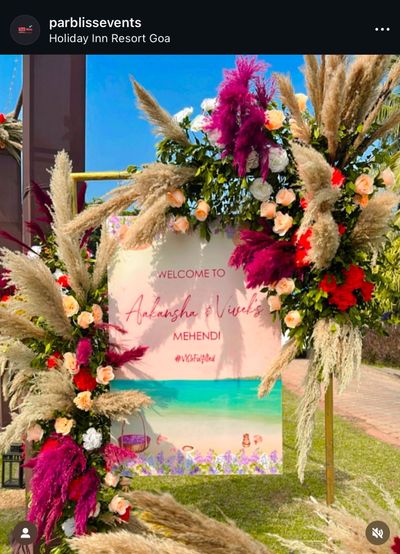 Aakansha & Vivek . ( holiday inn south Goa)