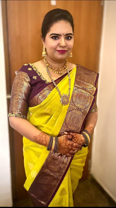 Meghana for brother’s wedding 