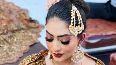 Fiza Reception Makeup