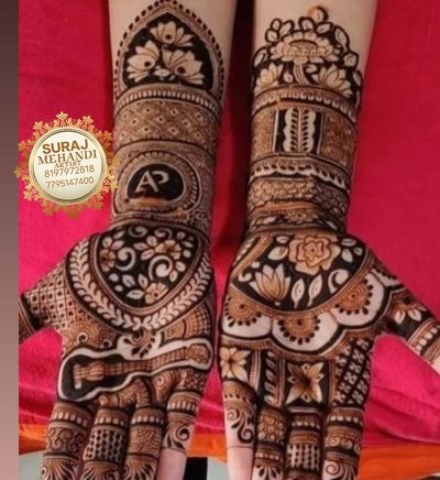 bridal special mehndi design