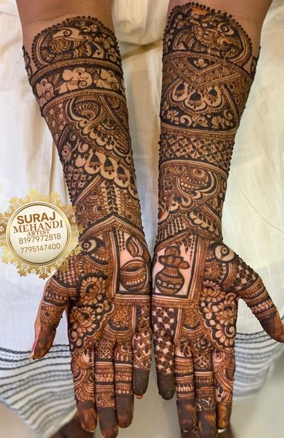 without figure mehndi design