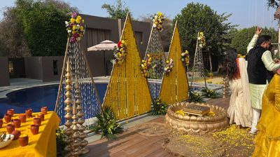 Phoolan ki Haldi for Srishti & Amrit 