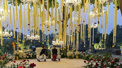 Day Wedding Exclusive Mandap Design for Hansa & Mukul