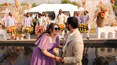 Lakeside Boho: Where Mehendi Meets Magic