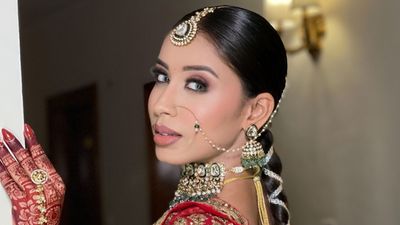 North Indian bridal look
