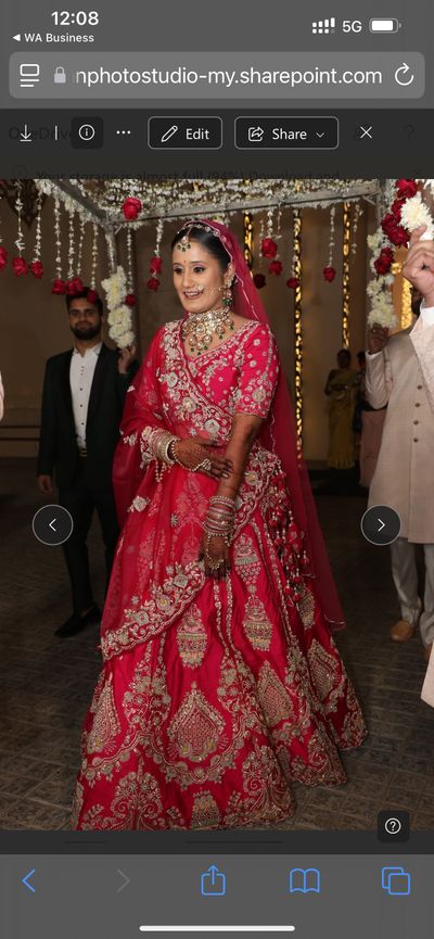 Bridal look