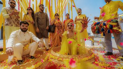 HALDI CELEBRATION OF SHIKHA & VIBHU