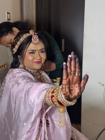 riya weeding makeup 