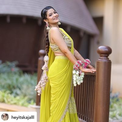 Kajal Haldi look 