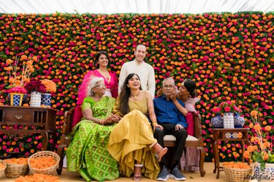 Kamakshi & Adam's Goa Wedding - Mehendi
