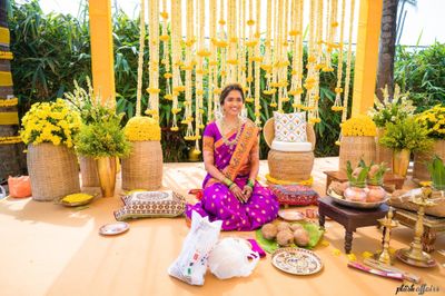 Kamakshi & Adam's Goa Wedding - Haldi