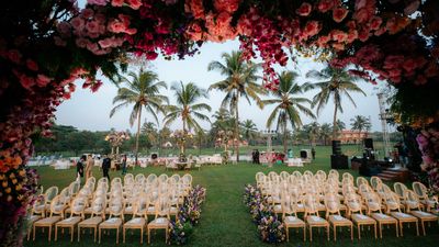 Abhishek & Khyati at Caravela Beach Resort, Goa