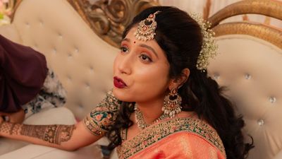 Mehendi ceremony look