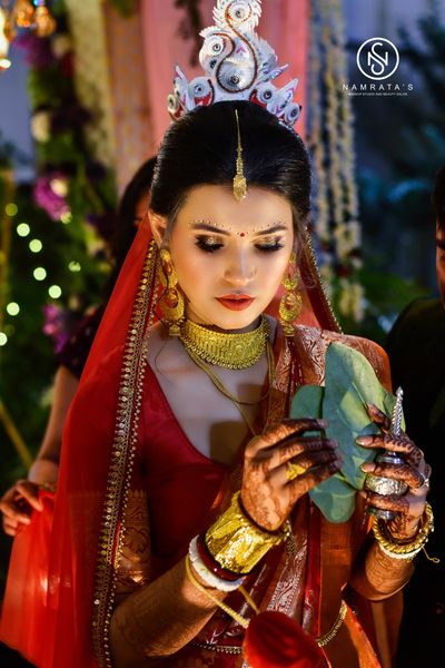 Bengali bridal contemporary