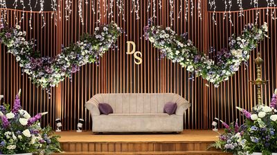 Lavender Themed Wedding Reception 