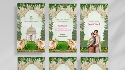 English Baby Shower Video Invitation