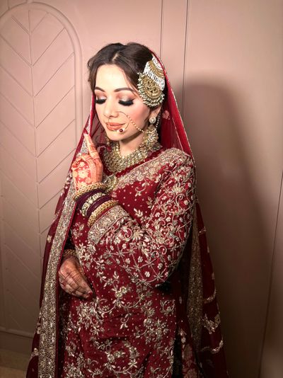 Nameera bridal makeup 