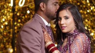 BRIDE Teena on her Reception Look