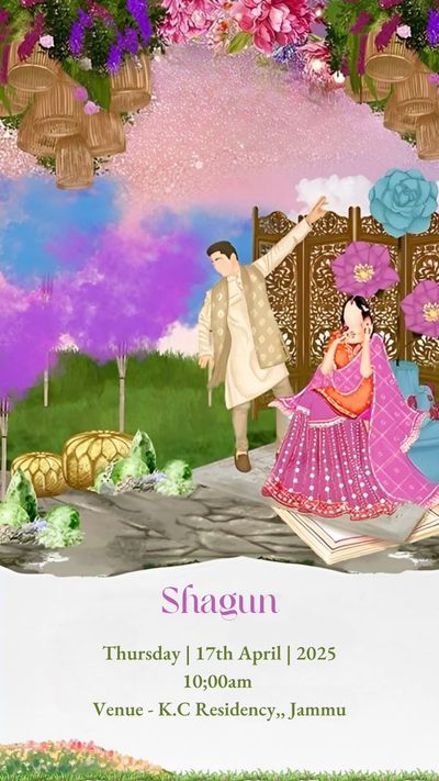 vinayak & vadehi wedding invite (groom side)