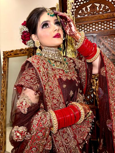 shumaila wedding makeup 