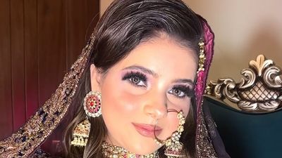 shumaila Walima makeup 