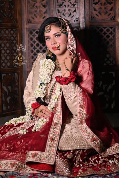 Muslim bridal look 