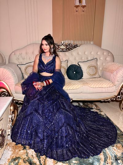 aanya Reception makeup