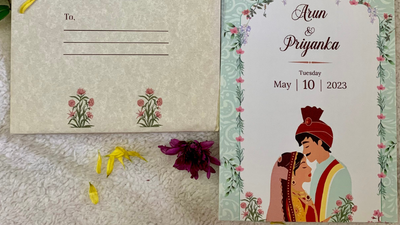 Simple Elegant printed card