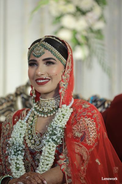 royal bridal look