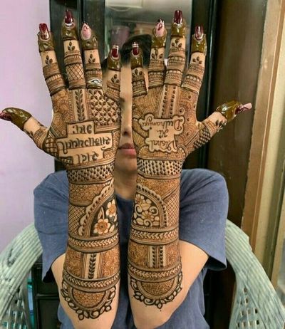Back Mehandi Design 