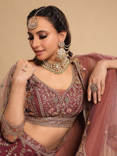 Bridal makeup at studio 