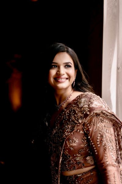 Prachi Reception Look